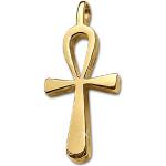 Goldene Clever Schmuck Ovale Ankh Kreuze aus Gold für Damen 