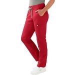 Rote Atmungsaktive Clinic Dress Freizeithosen für Damen Größe L 