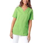 Apfelgrüne Halblangärmelige Clinic Dress Damenkasacks Größe L 