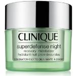Reduzierte CLINIQUE Superdefense Nachtcremes 50 ml mit Antioxidantien für Damen 