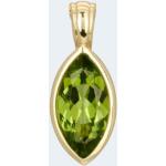 Grüne Elegante Sogni d'oro Peridot Anhänger aus Gelbgold mit Peridot mit Zertifikat für Damen 