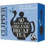 Clipper Organic Everyday Entkoffeinierte Teebeutel, natürlich, ungebleicht, pflanzlich, biologisch abbaubar und gentechnikfrei, umweltfreundlich, biologisch angebaut und fair gehandelt, 80 Teebeutel