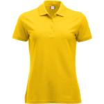 Reduzierte Gelbe CLIQUE Damenpoloshirts & Damenpolohemden maschinenwaschbar Größe S 