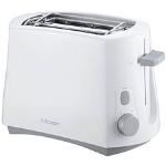 Weiße Cloer Toaster mit Brötchenaufsatz 