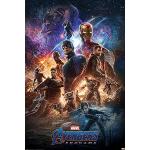 Schwarze Close Up The Avengers Poster Hochformat 