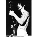 Close Up Frank Zappa Poster (59,5cm x 84cm) + 1 Traumstrand Poster Insel Bora Bora zusätzlich