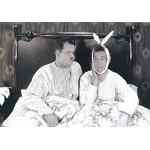 Close Up Laurel & Hardy, Dick und Doof: Zahnschmerzen im Bett | US Filmplakat, Poster [59 x 84 cm]