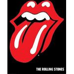 Close Up Rolling Stones Tongue Poster Logo (61 cm x 91,5 cm) + 2 St. transparente Posterleisten mit Aufhängung