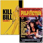Close Up Uma Thurman Posterset - 2er Set Poster Kill Bill - Vol.1 und Pulp Fiction (61 cm x 91,5 cm)