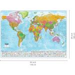 Close Up Weltkarten mit Weltkartenmotiv 