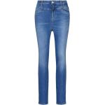 Blaue CLOSED Bio Skinny Jeans mit Reißverschluss aus Denim für Damen 