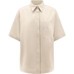 Reduzierte Beige CLOSED Shirts mit Tasche aus Baumwolle für Damen Größe S 