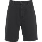 Schwarze CLOSED Jeans-Shorts aus Baumwolle für Herren für den für den Sommer 