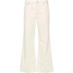 Reduzierte Weiße Bestickte CLOSED Jeans mit Stickerei aus Baumwollmischung für Damen Größe M 