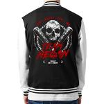 Schwarze clothinx The Walking Dead Negan College-Jacken für Herren Größe XL 