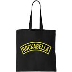 Schwarze Rockabilly clothinx Einkaufstaschen & Shopping Bags aus Baumwolle wiederverwendbar für Herren 