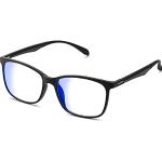 cloudfield Blue-Light-Blocking-Brille für Männer und Frauen - Anti-Blaue-Strahlen-Brille für Gamer - Geeignet für alle, die zu Hause arbeiten und studieren (Schwarz)