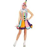 Bunte Buttinette Clown-Kostüme & Harlekin-Kostüme aus Tüll für Damen Größe S 