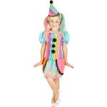 Bunte Buttinette Clown-Kostüme & Harlekin-Kostüme aus Tüll für Kinder Größe 104 