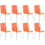 Beige Moderne CLP Trading Konferenzstühle & Besucherstühle aus Holz Breite 0-50cm, Höhe 0-50cm, Tiefe 0-50cm 8-teilig 