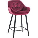 Lila Gesteppte Moderne Barhocker & Barstühle aus Samt gepolstert Breite 50-100cm, Höhe 100-150cm, Tiefe 50-100cm 
