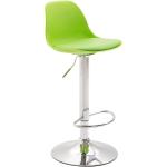 Grüne Moderne CLP Trading Barhocker & Barstühle matt aus Kunststoff höhenverstellbar Breite 0-50cm, Höhe 0-50cm, Tiefe 0-50cm 