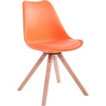Orange Moderne Quadratische Konferenzstühle & Besucherstühle aus Holz Breite 0-50cm, Höhe 0-50cm, Tiefe 0-50cm 