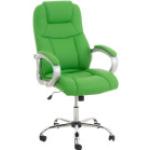 Grüne CLP Trading Ergonomische Bürostühle & orthopädische Bürostühle  aus Kunstleder gepolstert Breite 50-100cm, Höhe 50-100cm, Tiefe 50-100cm 