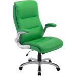 Grüne CLP Trading Ergonomische Bürostühle & orthopädische Bürostühle  aus Kunstleder höhenverstellbar 