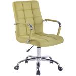 Grüne Moderne CLP Trading Ergonomische Bürostühle & orthopädische Bürostühle  aus Stoff gepolstert Breite 0-50cm, Höhe 0-50cm, Tiefe 0-50cm 
