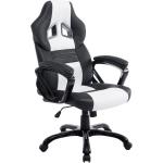 Schwarze CLP Trading Gaming Stühle & Gaming Chairs aus Kunstleder höhenverstellbar 