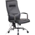 Schwarze CLP Trading Ergonomische Bürostühle & orthopädische Bürostühle  aus Kunstleder mit Massagefunktion Höhe 50-100cm 