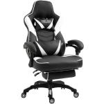 Schwarze CLP Trading Gaming Stühle & Gaming Chairs aus Kunstleder gepolstert 