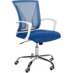 Blaue Moderne CLP Trading Bürostühle & Schreibtischstühle aus Polyester höhenverstellbar 