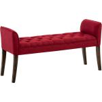 Rote Gesteppte Moderne CLP Trading Chaiselongues & Longchairs Breite 100-150cm, Höhe 100-150cm, Tiefe 0-50cm 