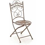 Reduzierte Braune Vintage CLP Trading Quadratische Gartenstühle & Balkonstühle aus Polyrattan Breite 0-50cm, Höhe 0-50cm, Tiefe 0-50cm 