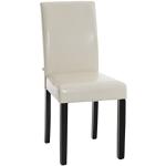 Cremefarbene CLP Trading Esszimmerstühle ohne Armlehne aus Holz gepolstert Breite 0-50cm, Höhe 0-50cm, Tiefe 0-50cm 