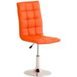 Orange Moderne CLP Trading Esszimmerstühle & Küchenstühle aus Kunstleder gepolstert Breite 0-50cm, Tiefe 0-50cm 