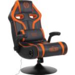 Schwarze CLP Trading Gaming Stühle & Gaming Chairs matt aus Kunstleder mit Armlehne Breite 50-100cm, Höhe 50-100cm, Tiefe 50-100cm 