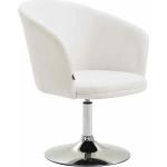 Weiße Moderne CLP Trading Lounge Sessel aus Kunstleder gepolstert Breite 0-50cm, Höhe 0-50cm, Tiefe 0-50cm 