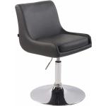 Graue Moderne Lounge Sessel aus Kunstleder gepolstert Breite 0-50cm, Höhe 0-50cm, Tiefe 0-50cm 