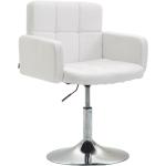 Weiße Gesteppte Moderne CLP Trading Los Angeles Lounge Sessel aus Kunstleder gepolstert 