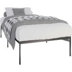 Schwarze Minimalistische Betten mit Bettkasten aus Metall 200x200 