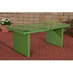 CLP Polyrattan Tisch Avignon I Gartentisch Aus Flachrattan I Esstisch In Verschiedenen Größen... grün, 180 cm