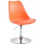 Orange CLP Trading Schalenstühle & Schalensessel matt aus Kunststoff höhenverstellbar Breite 0-50cm, Höhe 50-100cm, Tiefe 50-100cm 