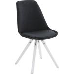 Schwarze Moderne CLP Trading Quadratische Konferenzstühle & Besucherstühle aus Stoff Breite 0-50cm, Höhe 0-50cm, Tiefe 0-50cm 