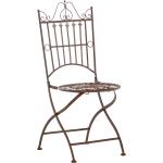 Braune Antike CLP Trading Gartenstühle & Balkonstühle aus Eisen Breite 0-50cm, Höhe 0-50cm, Tiefe 0-50cm 