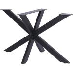 Schwarze CLP Trading Tischgestelle & Tischkufen aus Metall Breite 100-150cm, Höhe 100-150cm, Tiefe 50-100cm 