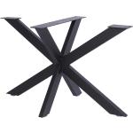 Schwarze CLP Trading Tischbeine & Tischfüße pulverbeschichtet Breite 0-50cm, Höhe 0-50cm, Tiefe 0-50cm 