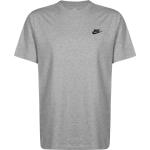 Reduzierte Graue Melierte Nike T-Shirts für Herren Größe L 